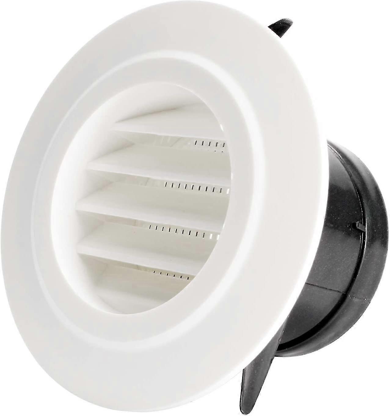 Tuuletussuu suojasäleiköllä - Abs (75mm)