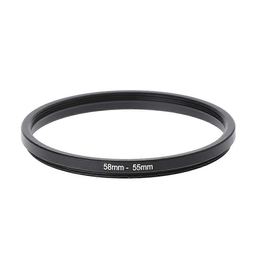 58mm To 55mm Metal Step Down Rings Lens Adapter Filter Camera Tool Accessory New