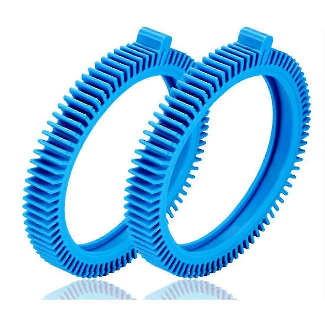 2 Pcs 896584000-143 Blue Front Tire Kit Front with Super Hump,suitable suitable for Pool Cleaner 2X,4X,Pressure Wheel