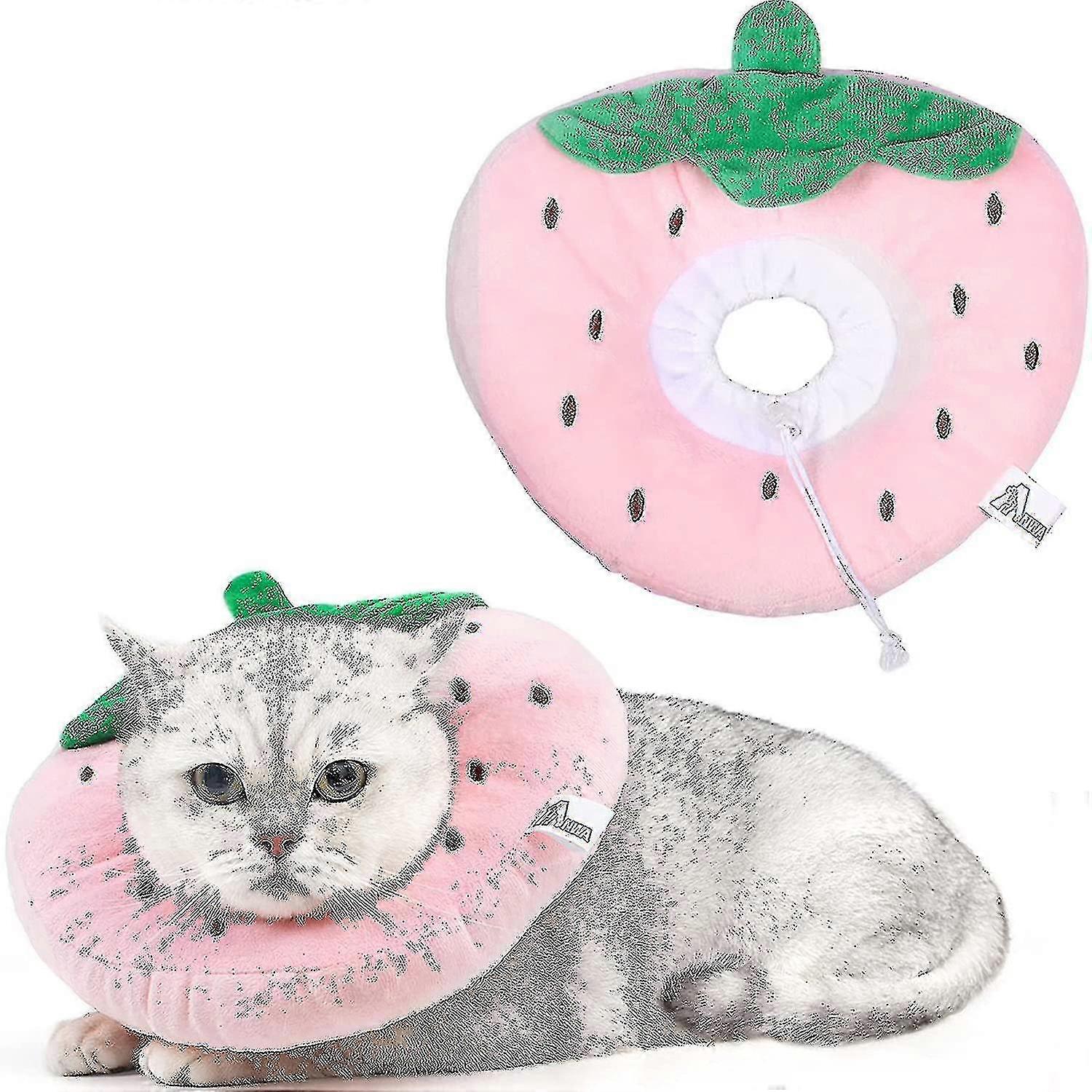 Adjustable Cat Cone Collar Soft, Cute Cat Recovery Collar, Cat Cones After Surgery For Kittens-MXBC