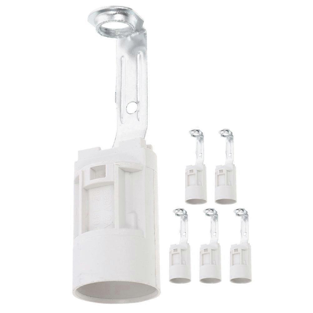 6pcs  Light Bulb Lamp Holder Lamp Pendant Socket Ceiling Lamp Socket E14 Lamp Supply