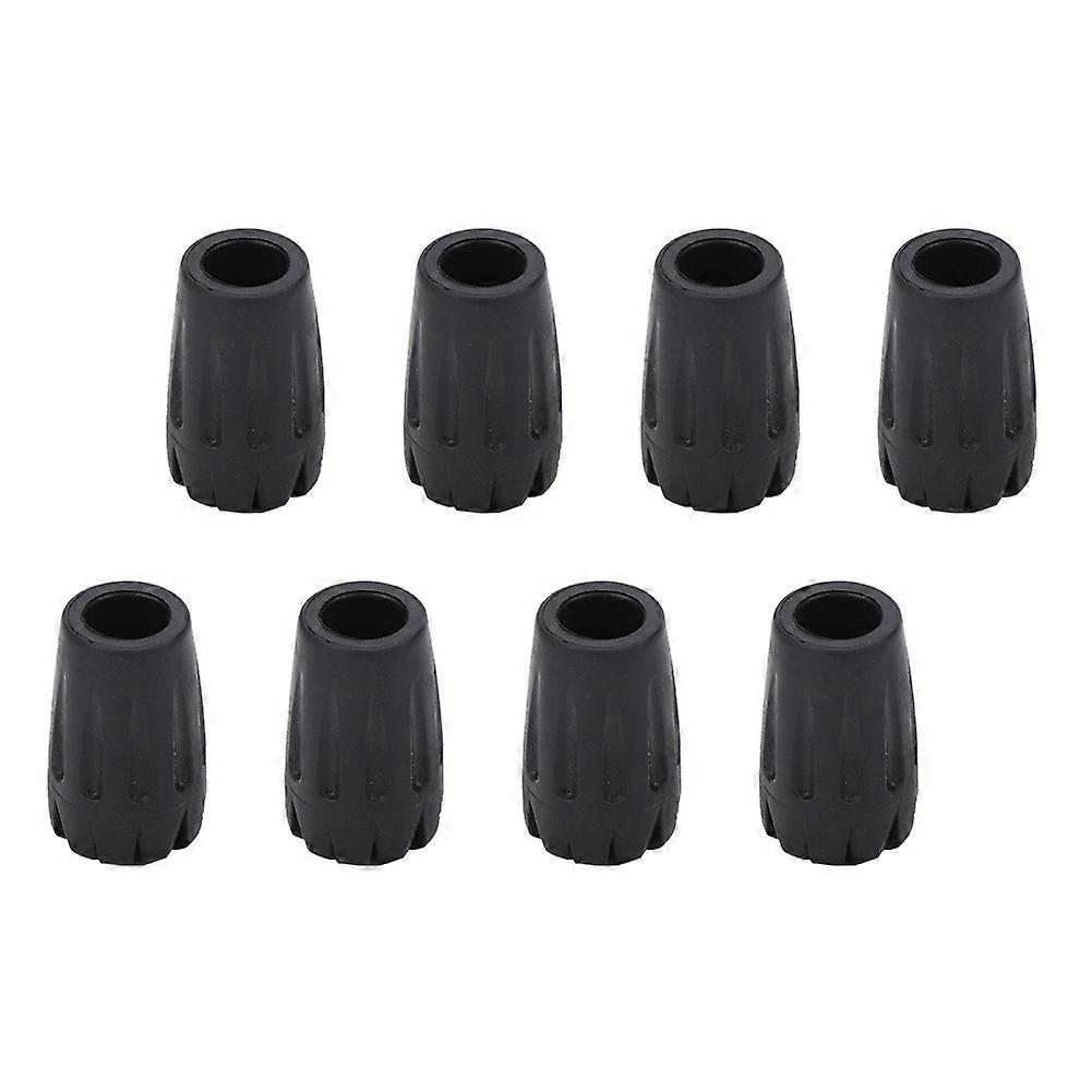 8Pcs Universal Walking Stick Head Pole Hiking Pole Replacement Tips Trekking Protector
