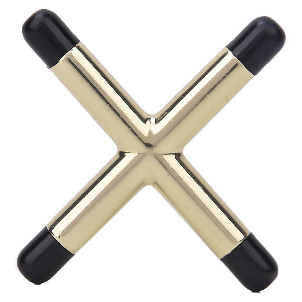 Metal Durable Anti-slip Billiards Snooker Pool Cue Rest Bridge Head Holder Billiard Accessory(Cross Type with Plastic Particle )
