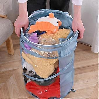 Tube De Rangement Transparent Pour Peluches - 3 Ou 4 Niveaux - Avec Roulettes - Organisateur Jouets Enfant