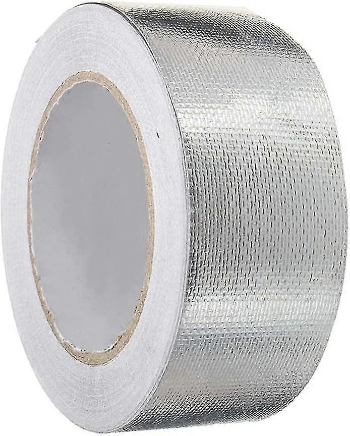 Nastro protettivo in alluminio resistente al calore autoadesivo, nastro strappo in alluminio UV con panno griglia di vetro per sigillare dighe o 5cm * 50m