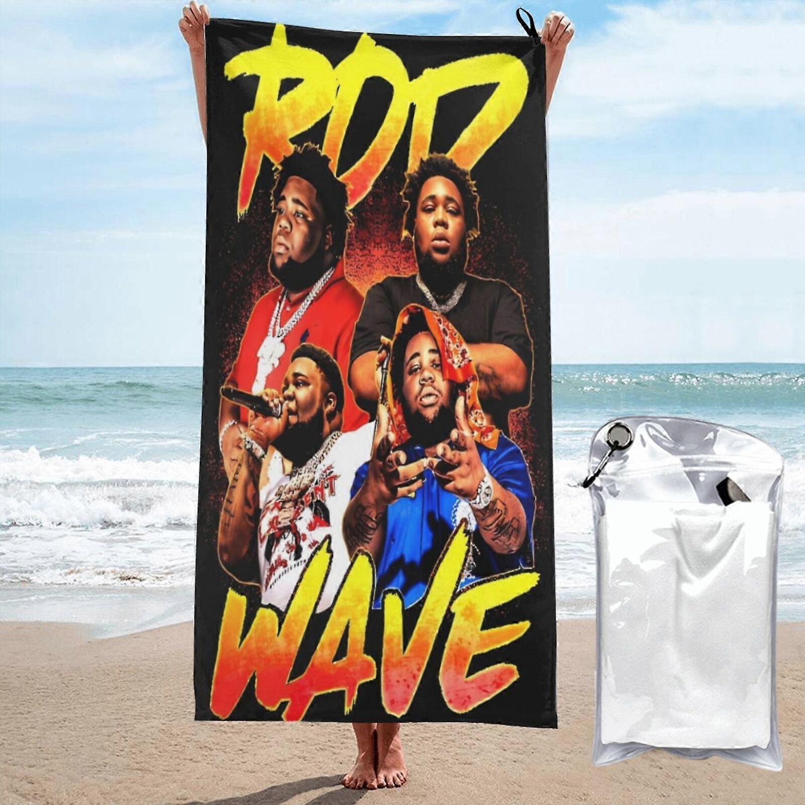 m609Rod Wave Microfiber Quick-Drying Cartoon Super Absorbent Large Towel  LXMT878