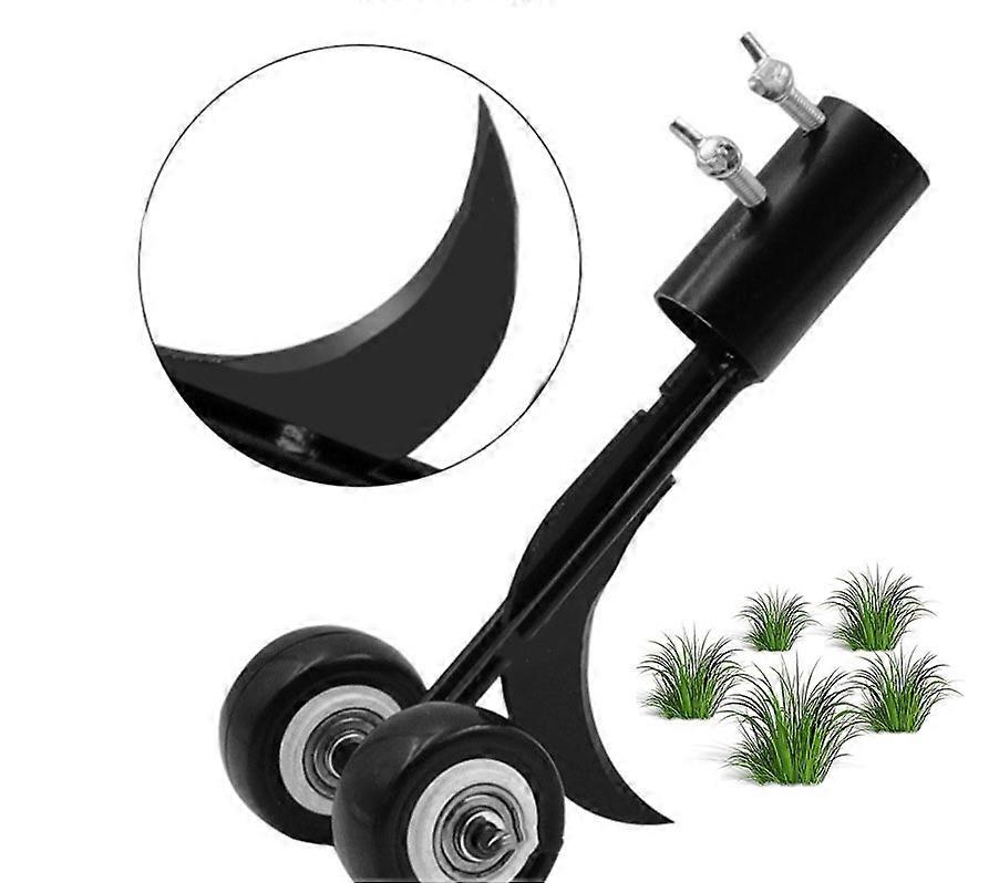 Manual Weeding Tool, Manual Weeder With Wheels For Cleaning Between Stone Slab Patios Lawnssticks Not Included