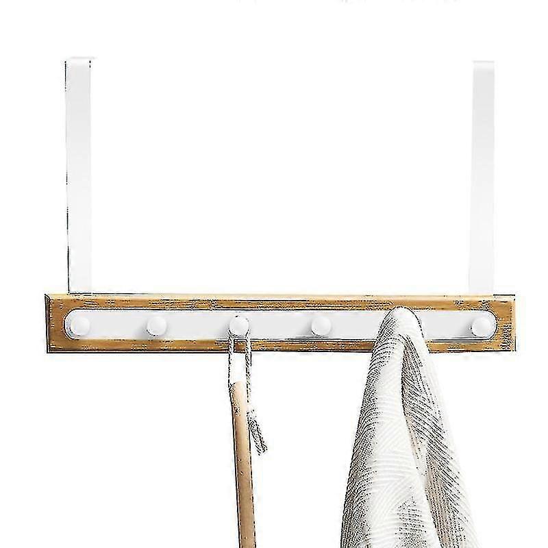 Non-marking Door Back Hook Space Aluminum Coat And Hat Hook White