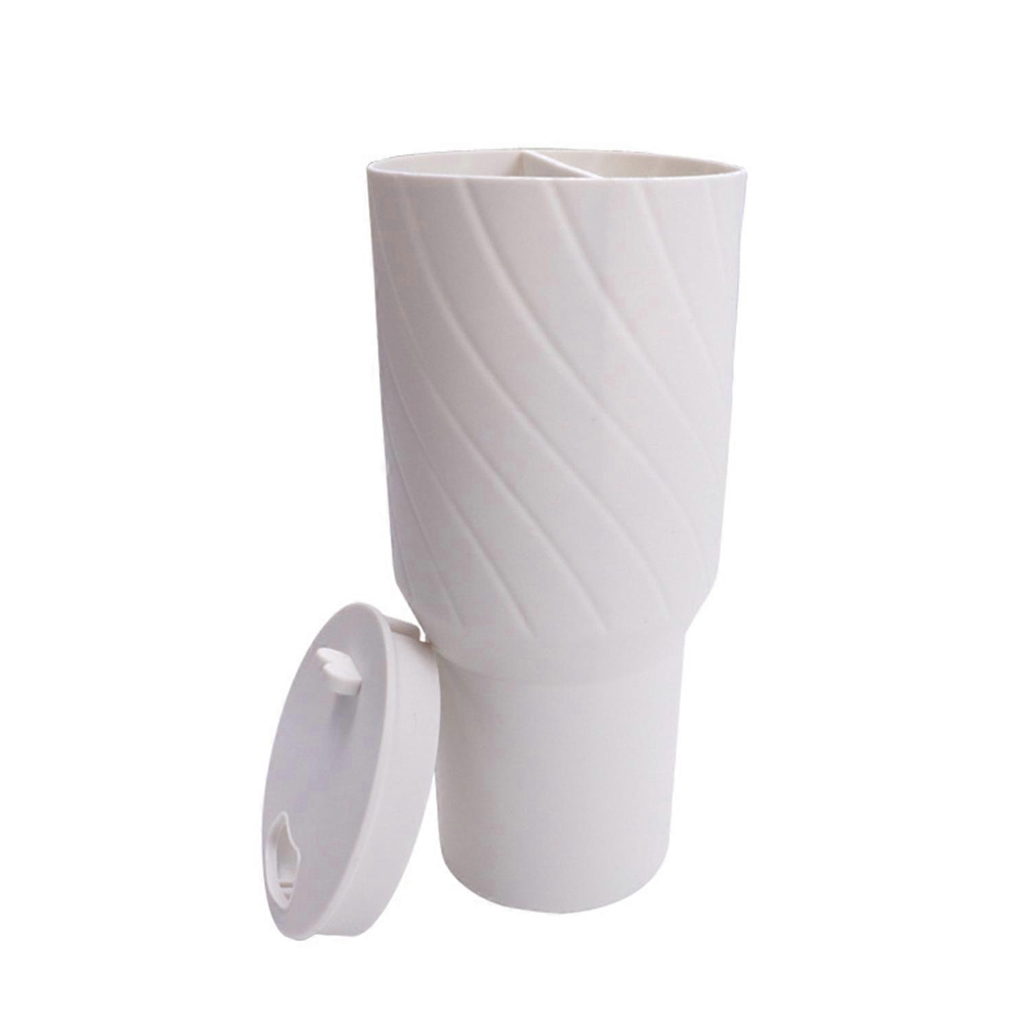 Silicone Cup Liner 2-in-1 Separator for 2 Drinks in 1 Cup Food Grade Silicone Cup Divider Compatible