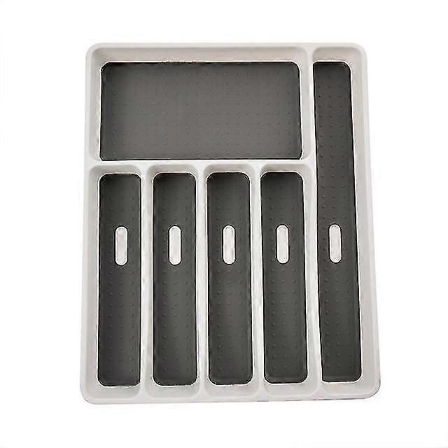 cutlery tray plastic forks drawer storage box|storage compartments