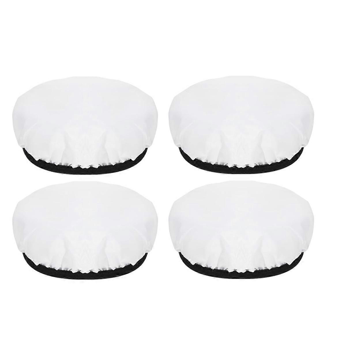 4Pcs 18cm Light Diffuser,Soft Diffuser Lamp Cover White Lamp Shade Diffuser,for Studio Strobe Reflectors