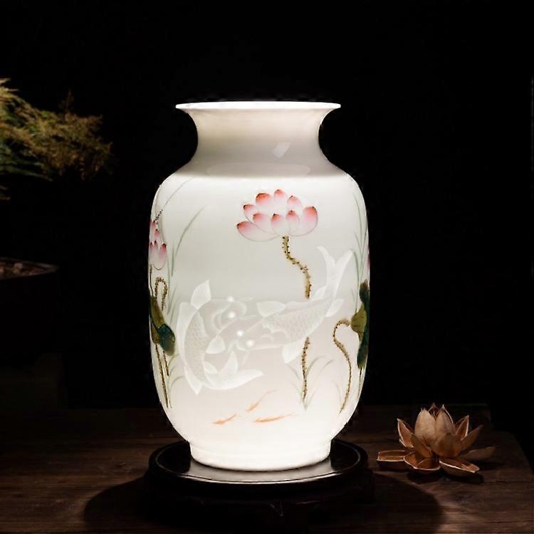Premium Thin-Bodied Translucent Donggua Vase - Oriental Decor