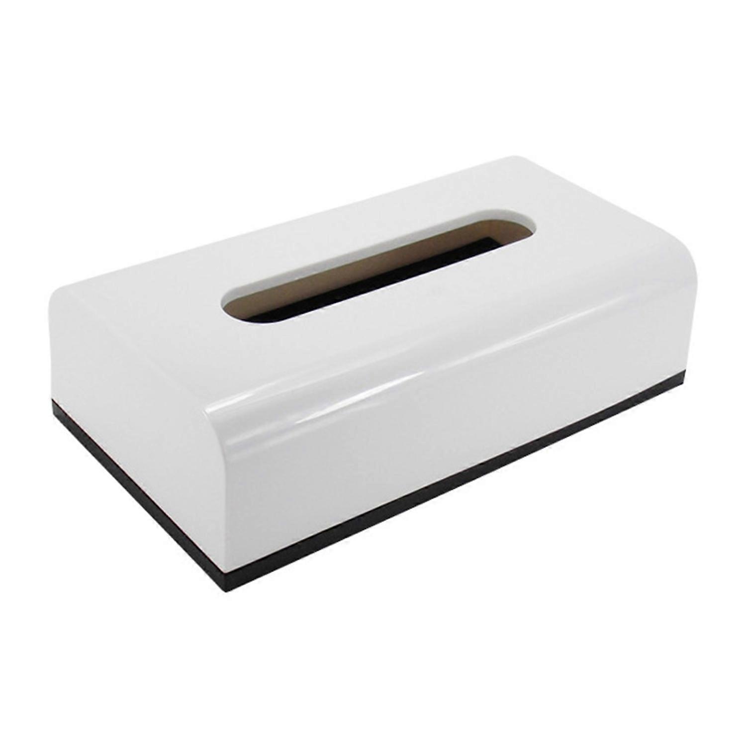 Tissue Box Holder Durable Construction Large Capacity Solid Color Easy to Fill Decorative Cube
