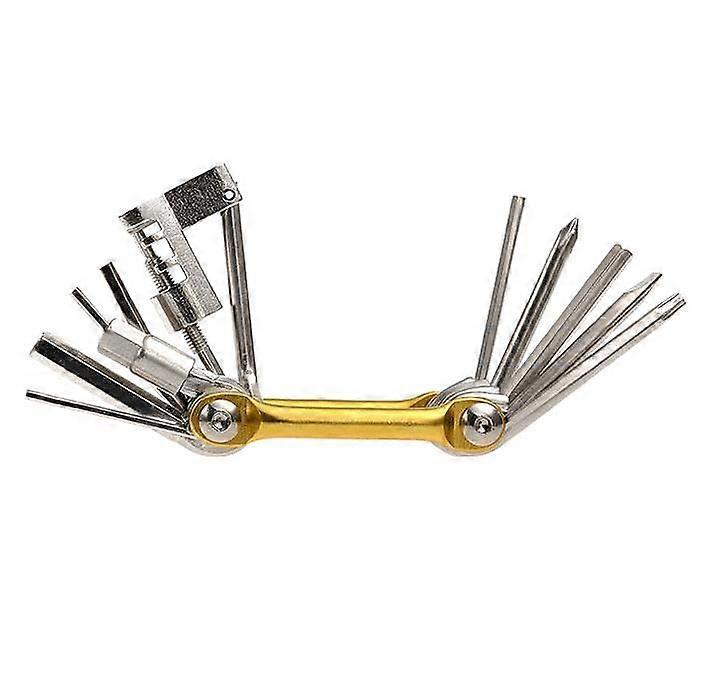 Bicycle riding equipment 11 in one tool set Allen wrench with chain driver