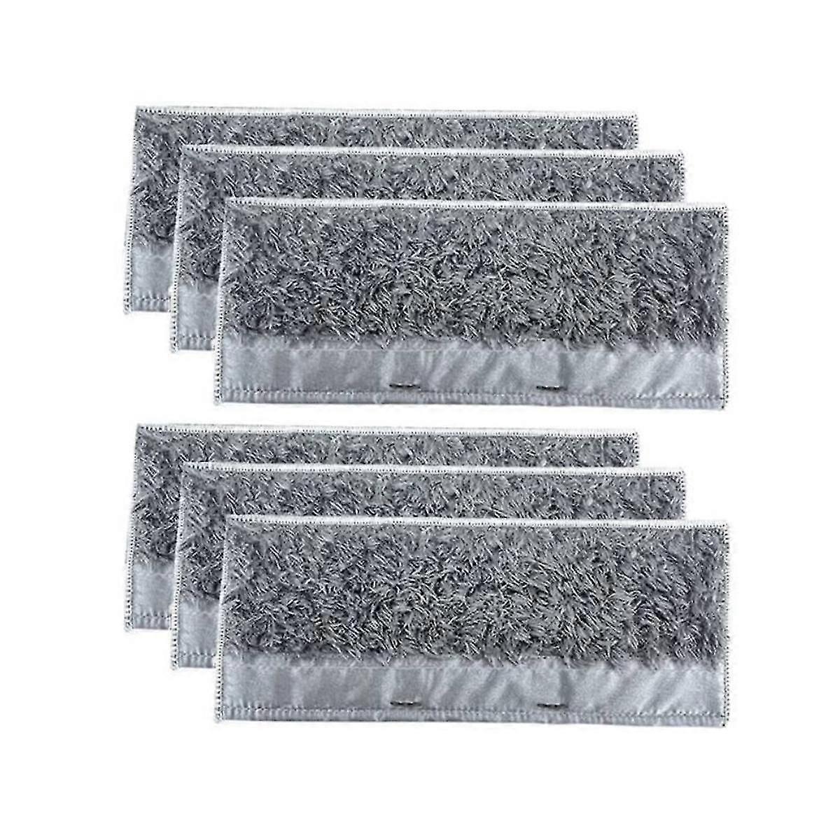 6pcs Mopping Robot Accessories Mopping Machine Dry Wipe Mop For M6