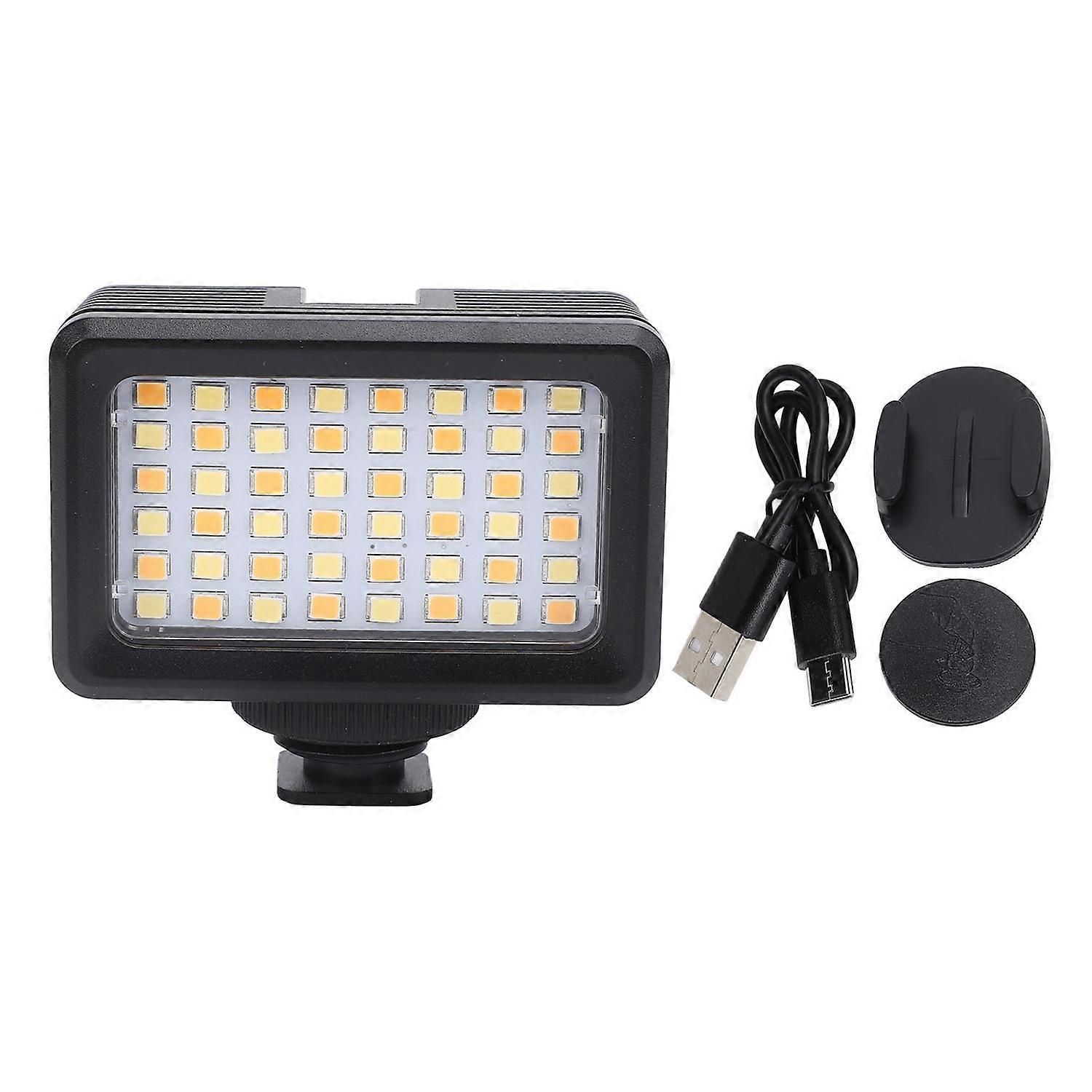 LED Camera Light 40m Waterproof 2700K to 5600K Portable Dive LED Video Light for Action Camera