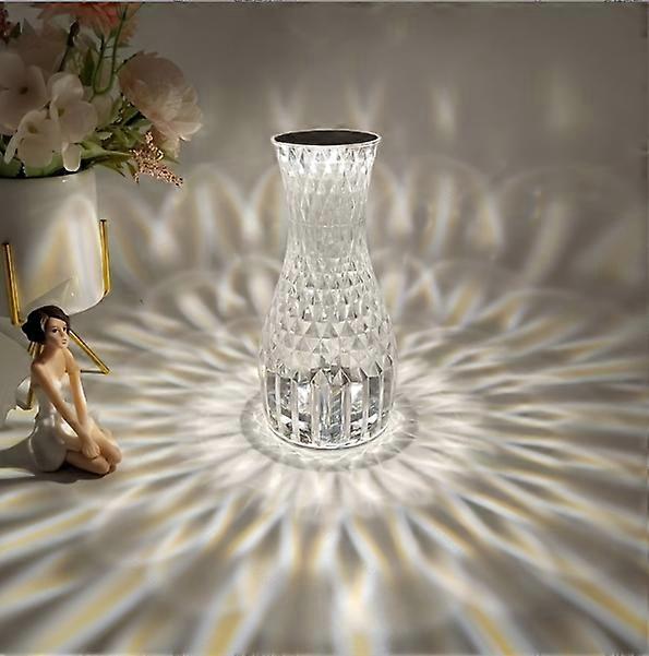 אגרטל קריסטל רומנטי בהיר, 16 צבעים RGB, שלט רחוק ונטען