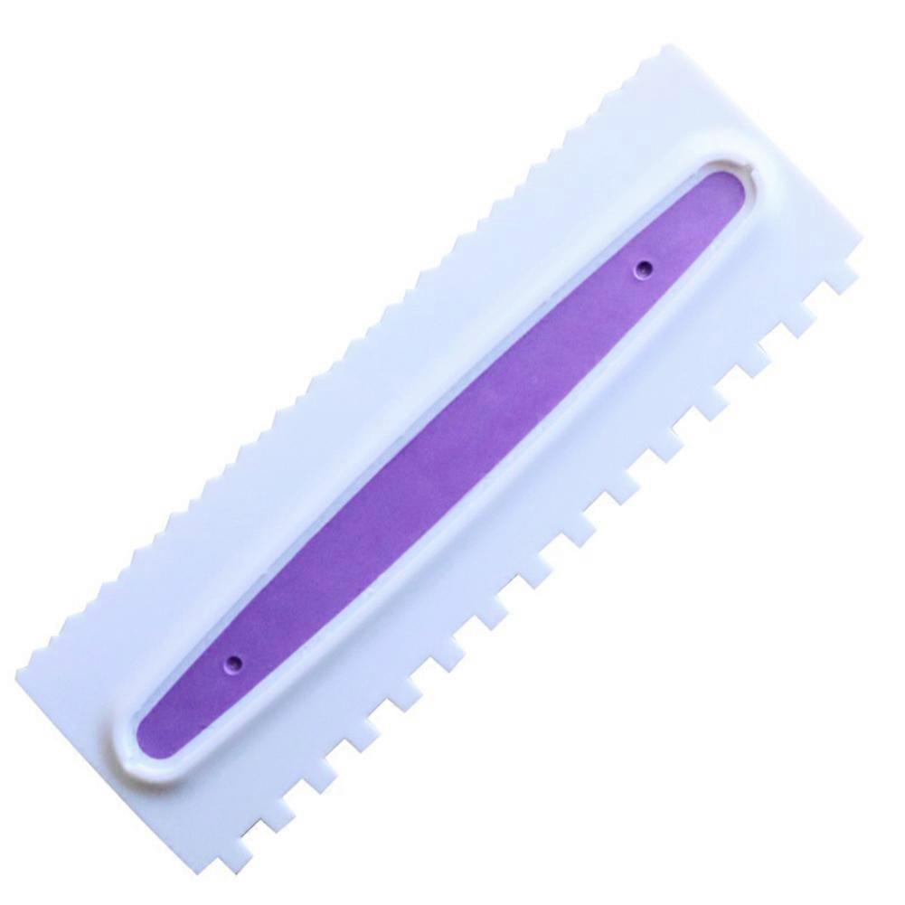 Baking Pastry Tools Comb Plastic Fondant Spatulas Cake Scraper Baking Decorating Set (B 53046)