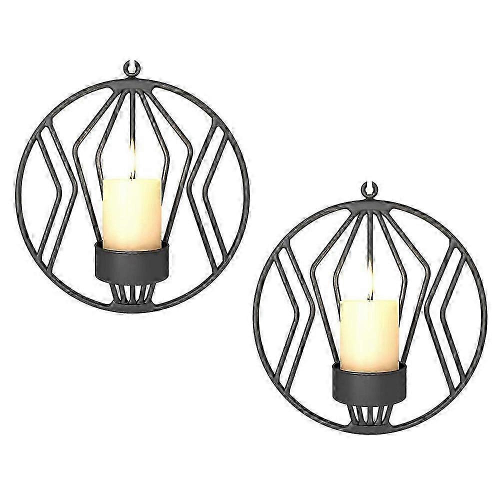 Pcs Wall Candle Sconce for Small Pillar Candle, Metal