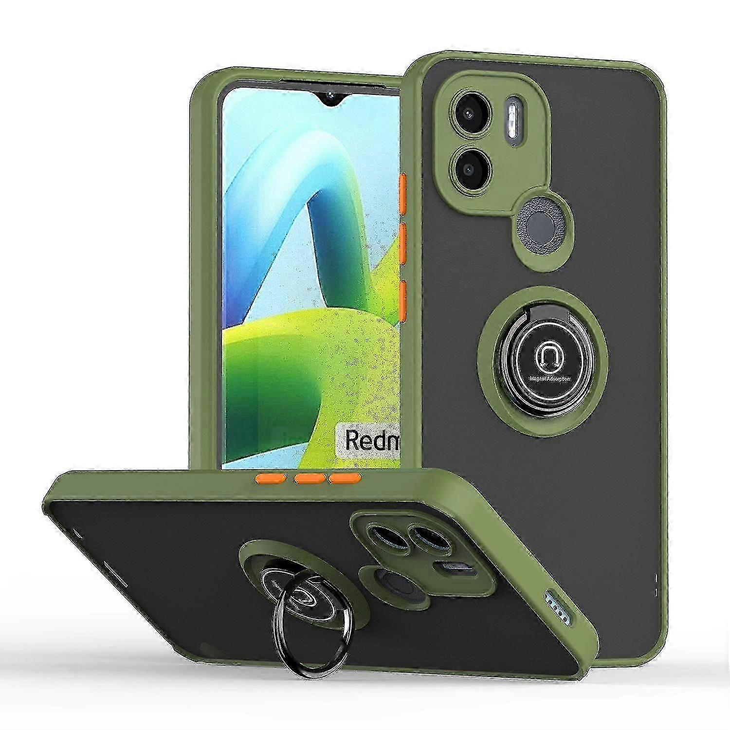 Tpu + Pc Phone Case With Ring For Xiaomi Redmi A1+ Boris