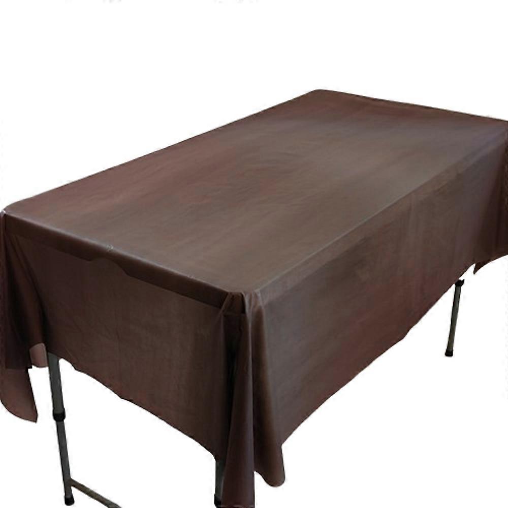 Disposable party tablecloth PE plastic cloth birthday dessert table solid color tablecloth
