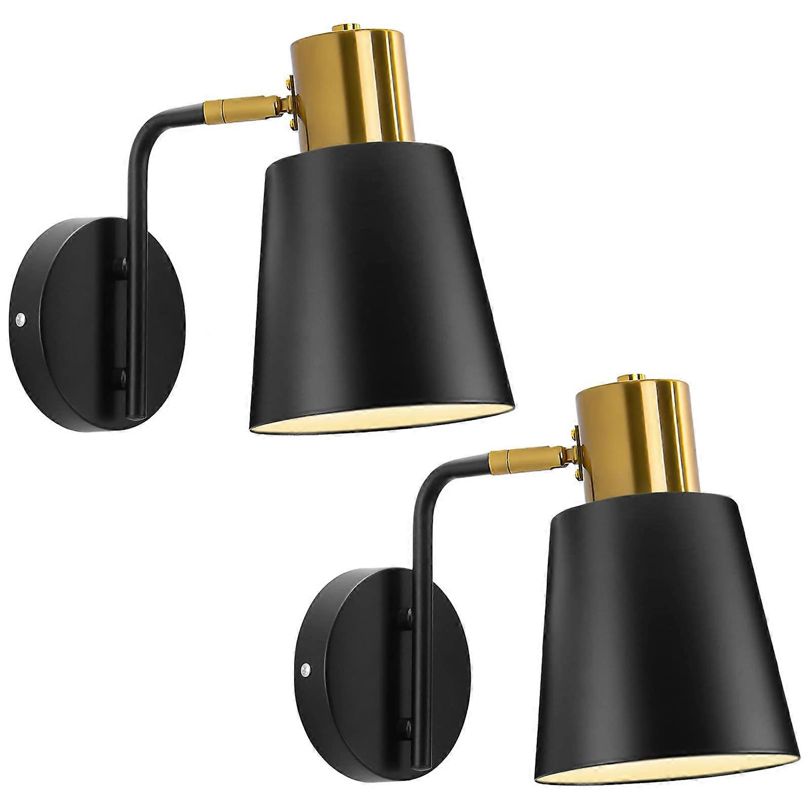 2 Pack Vintage Industrial Rustic Wall Sconces with Antique Finish