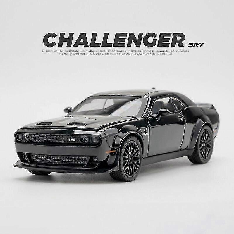 1:32チャレンジャーヘルキャットレッドアイ合金マッスルカーモデルサウンドとライト子供のおもちゃの収集品誕生日ギフトおもちゃの車