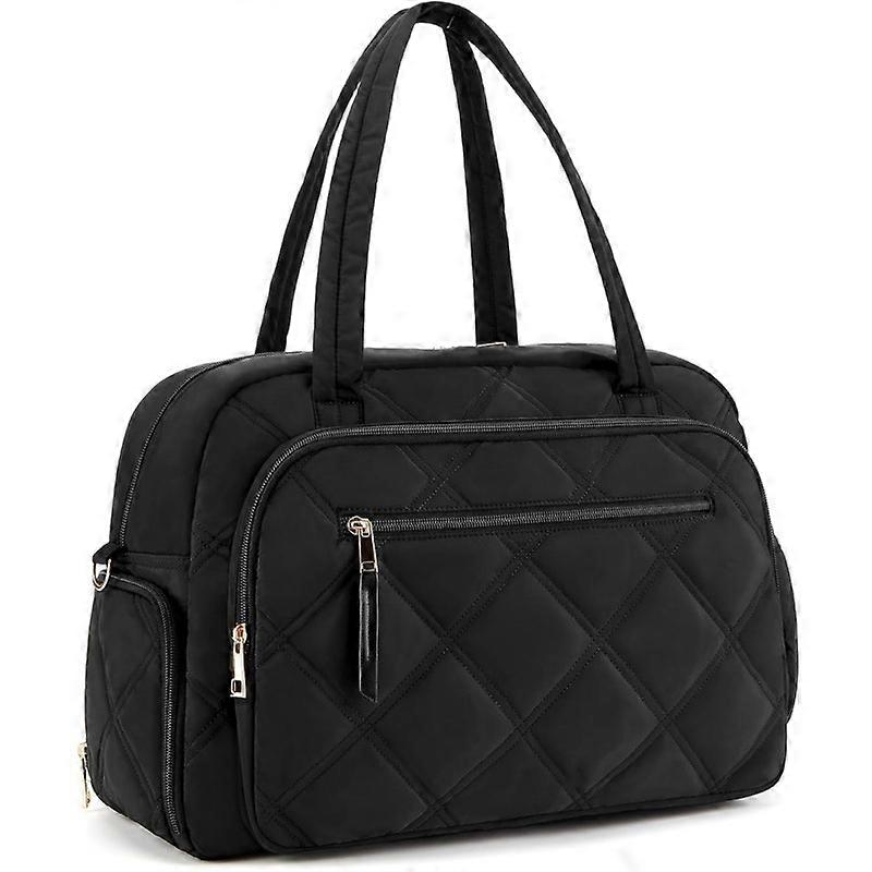 Small Quilted Gym Duffle for Gym Toiletry Essentials