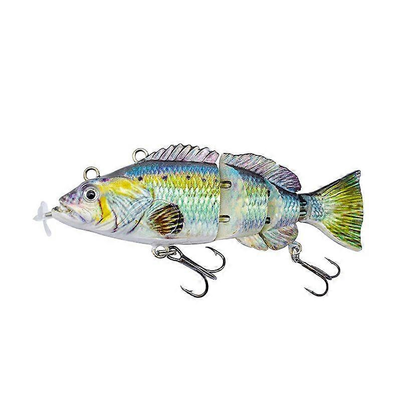 New 10cm Small Automatic Fishing Lure With USB Rechargeable Flasher LED Light For Ocean & Boat Fishing SWIMBAIT&JOINT BAIT Type