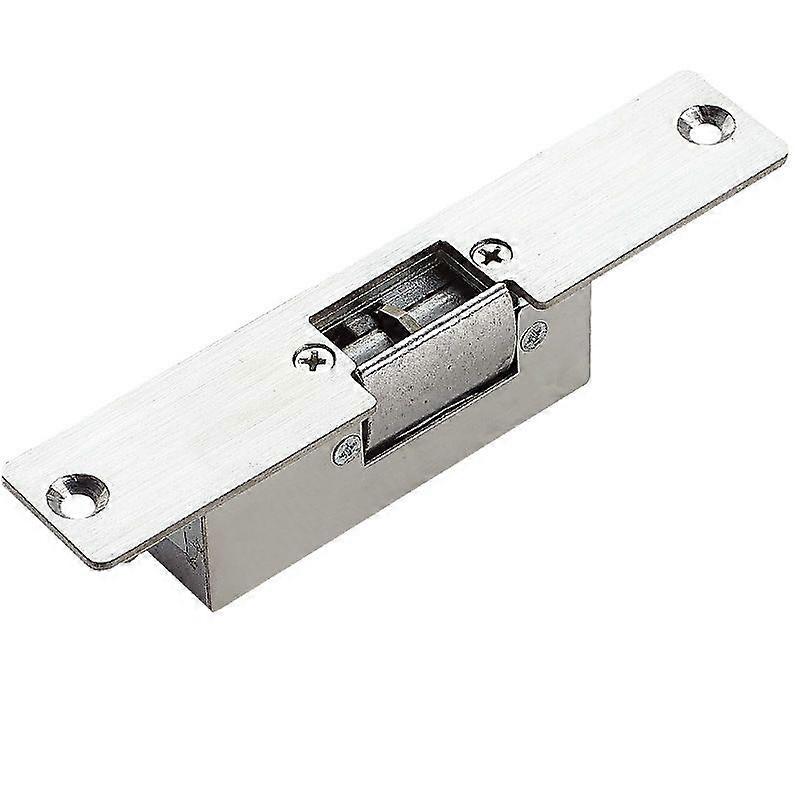JUSCH Adjustable Electric Door Strike Lock for Access Control Fail Safe Normally Closed Fail Secure Normally Open.