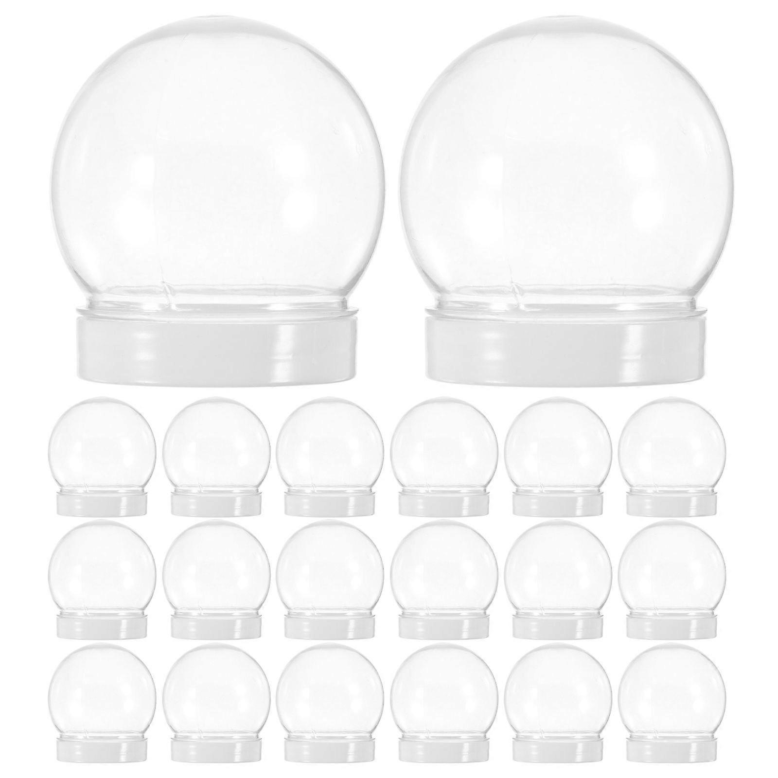 20pcs Jewelry Jar Transparent Jar Clear Container Jar with Lid Reusable Jar for Kitchen Cookie Jar