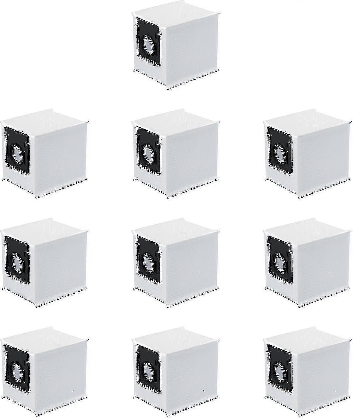 360 Botslab S8 + 10pcs Sacs d’aspirateur Compatible Ensemble, Accessoires de pièces de rechange pour robots aspirateurs