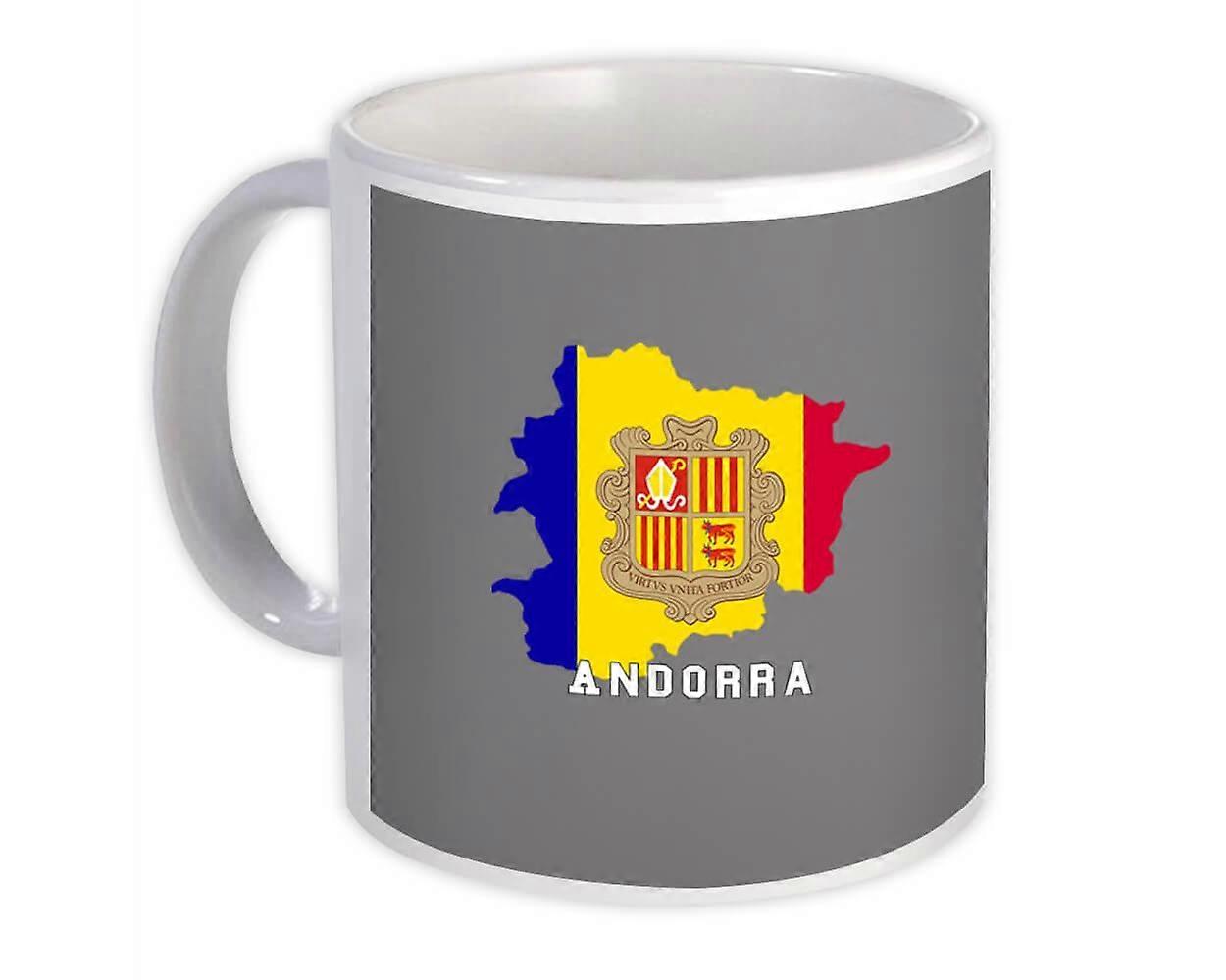 礼品杯：安道尔地图国旗