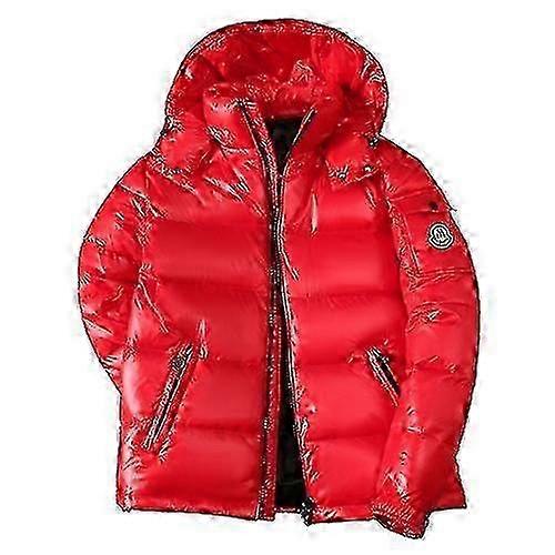 Vinter Menn Varm Hette Duck Down Jacket Kort frakk