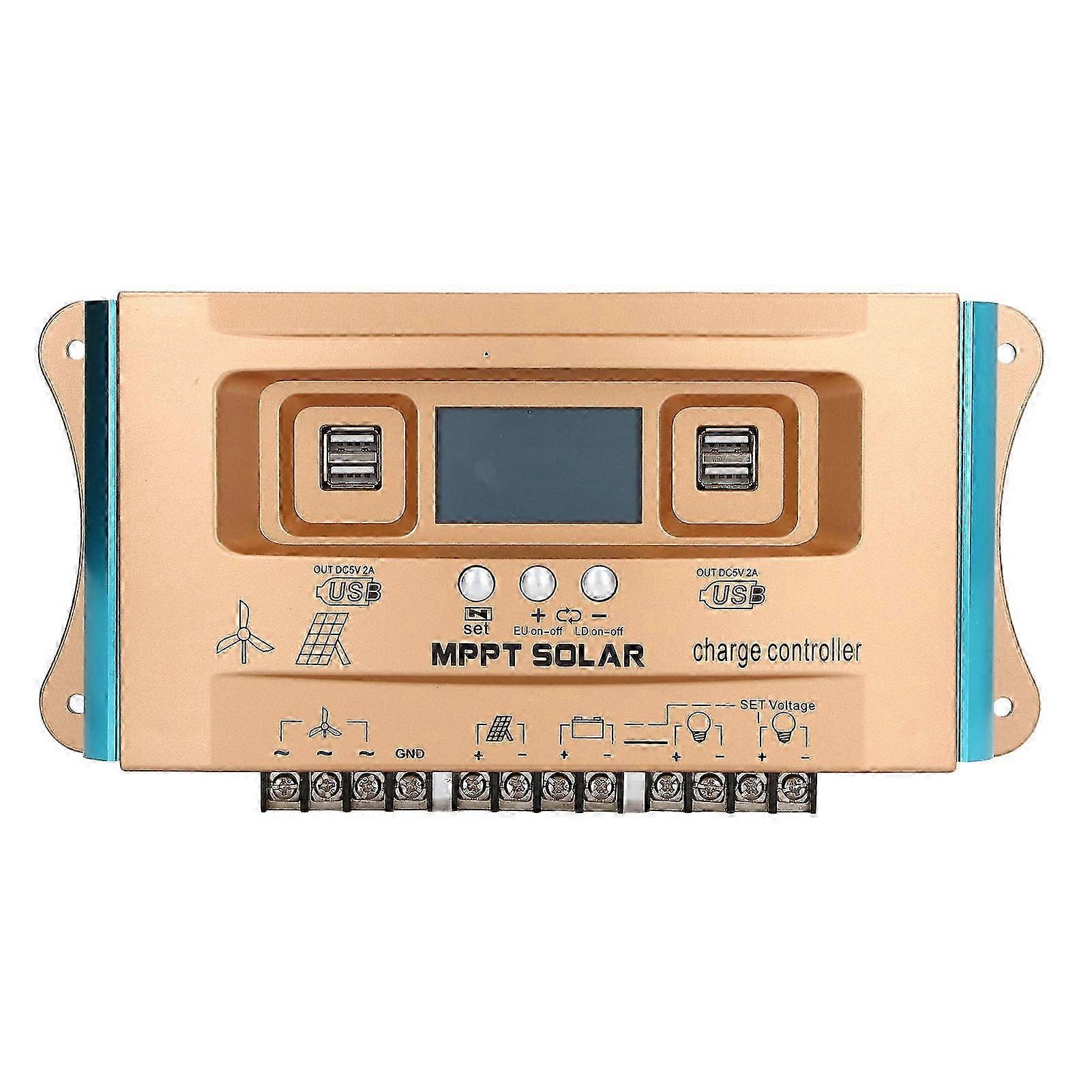 وحدة التحكم في الشحن بالطاقة الشمسية MPPT حماية من الشحن الزائد منظم شحن الطاقة الشمسية ل RV 12V 24V 36V 48V 48V 60V 40A 480W