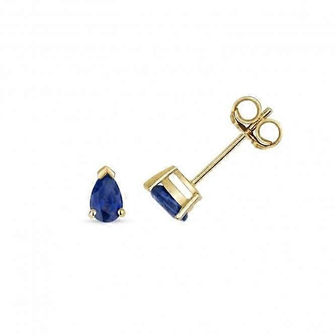 Sapphire Claw Set Stud Earrings ED244S
