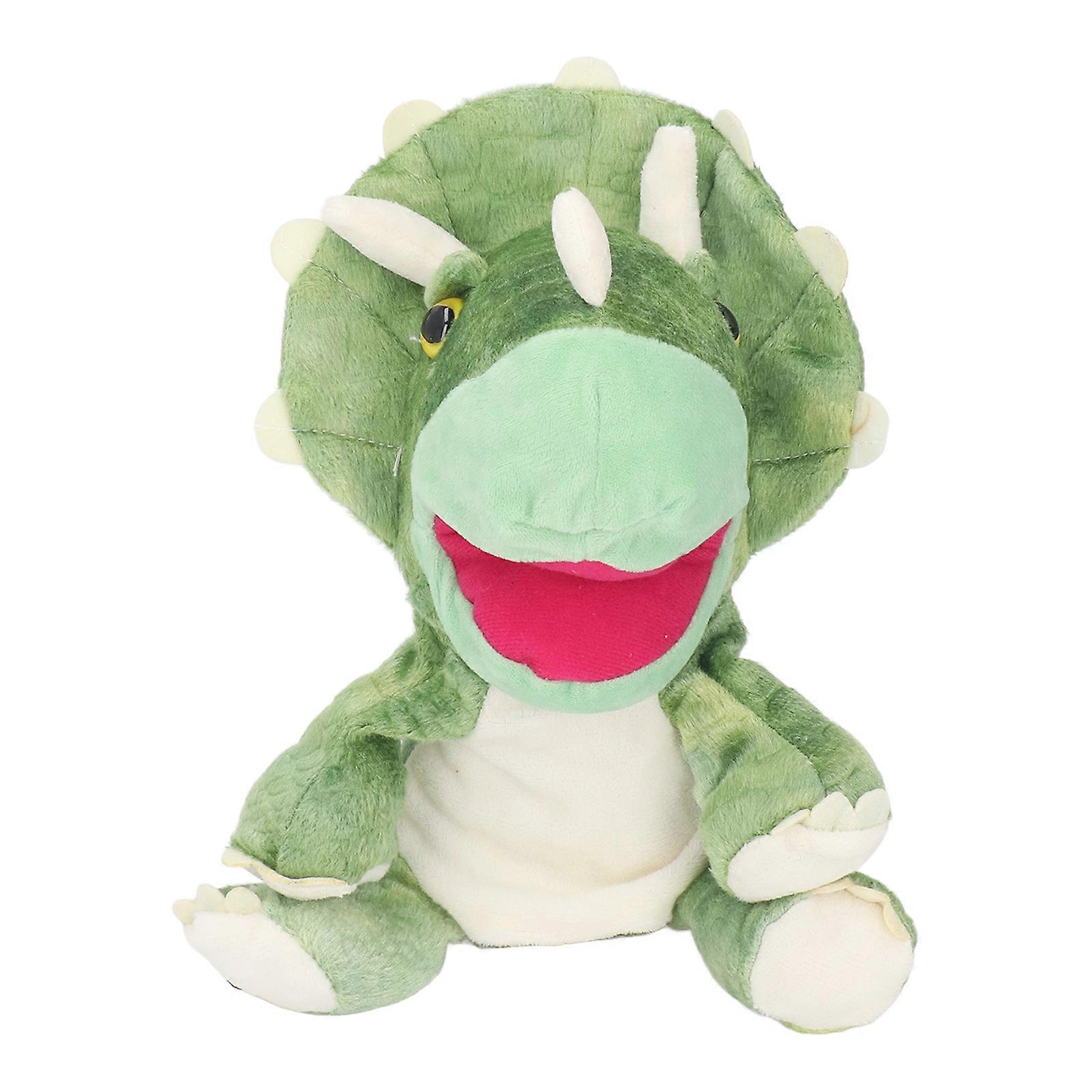 Animal Hand Puppet Stuffed Animal Hand Puppet Soft Cute Plush Toy with Open Movable Mouth