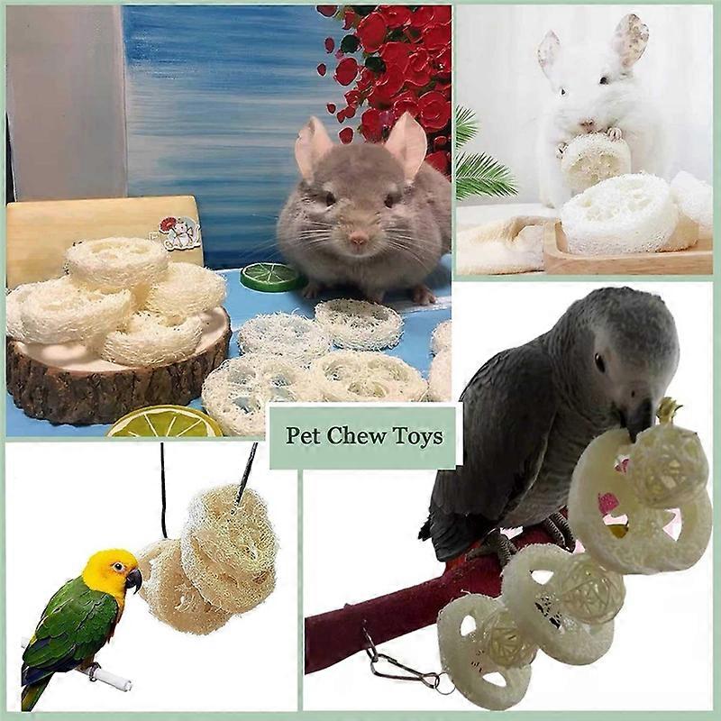 4-6cm Wide 100Pcs/Lot Natural Loofah DIY Customize Soap Tools