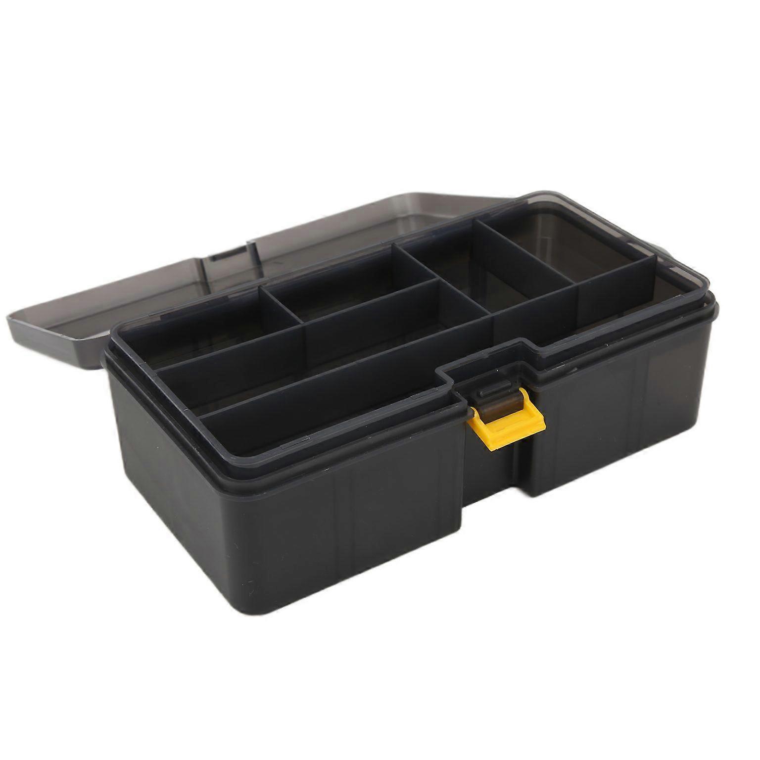 Multifunctional Double Layer Fishing Tackle Lure and Bait Storage Box