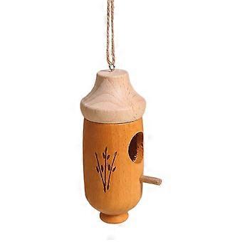 Papageien Naturholz Vogelnest Garten Ornament Outdoor Hängendes Vogelhaus für Hamster Meerschweinchen Vogelhäuser Lebensräume