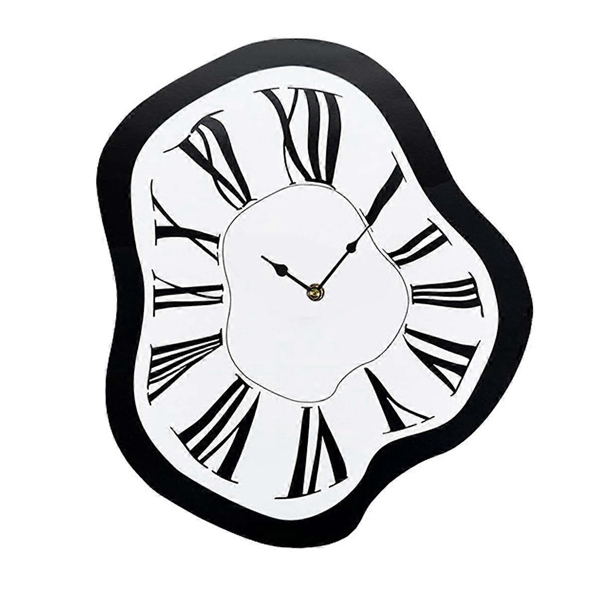 Dali's Twisted Clock, INS Style Wall Clock, Silent Wall Clock