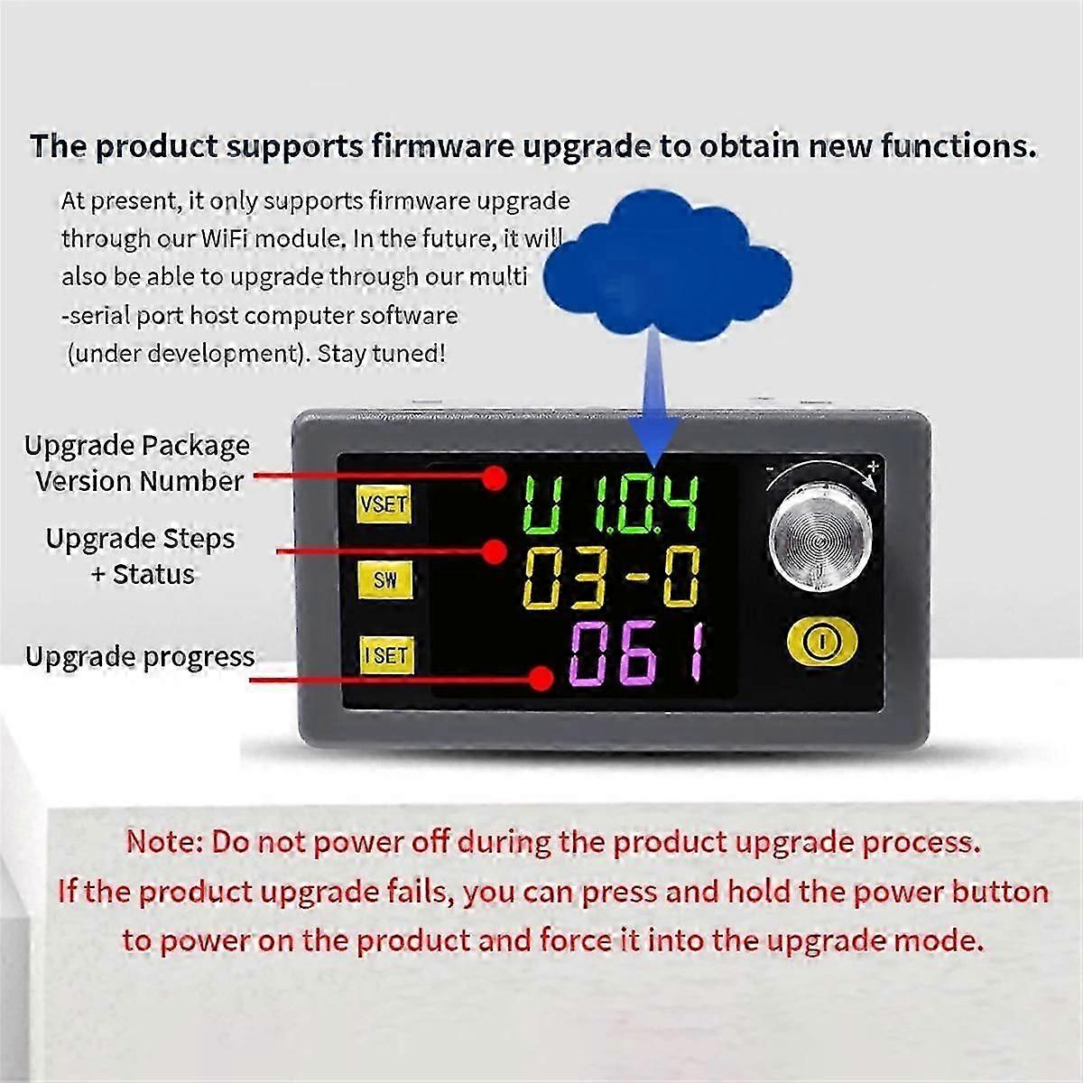 SK120 DC Buck Boost Converter CNC Adjustable Regulated Power Supply Constant Voltage Current Solar Charge Module 6A