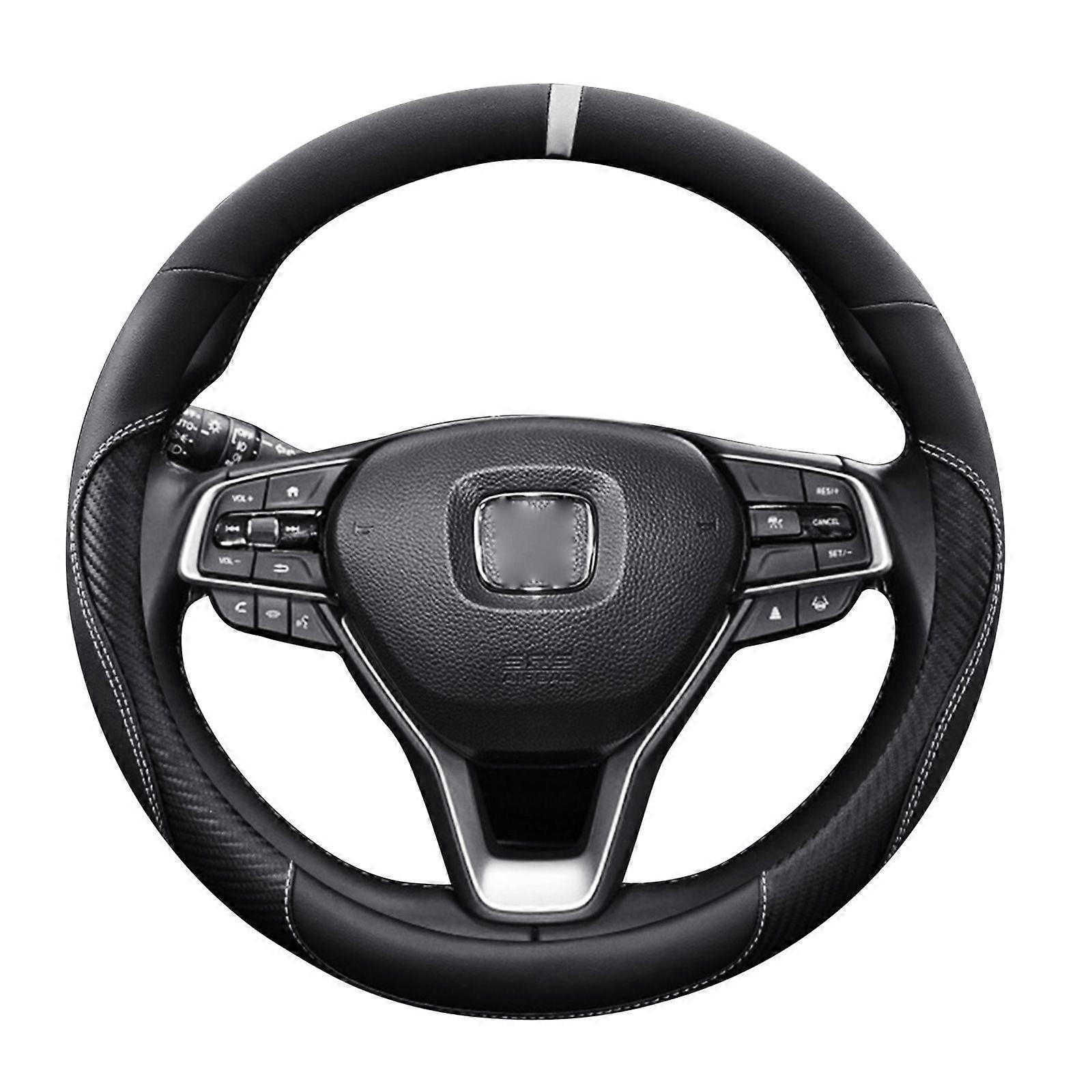 Elastic Steering Wheel Cover Ultra-thin Non-slip D-shaped/Round Multi-Color