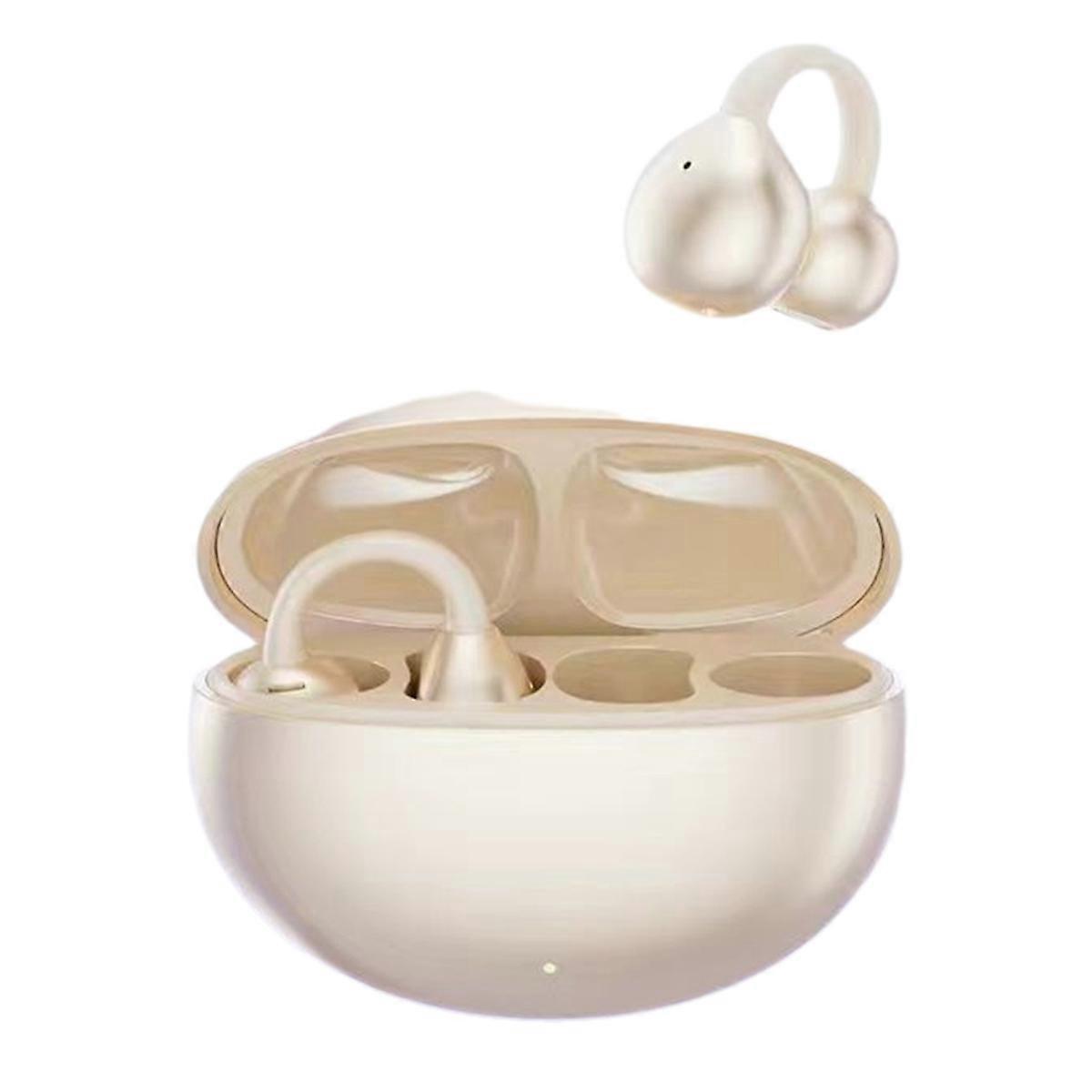 AI Translator Earbuds Real Time Translation Bluetooth Earbuds 144Languages Open-Ear Clip-on Design