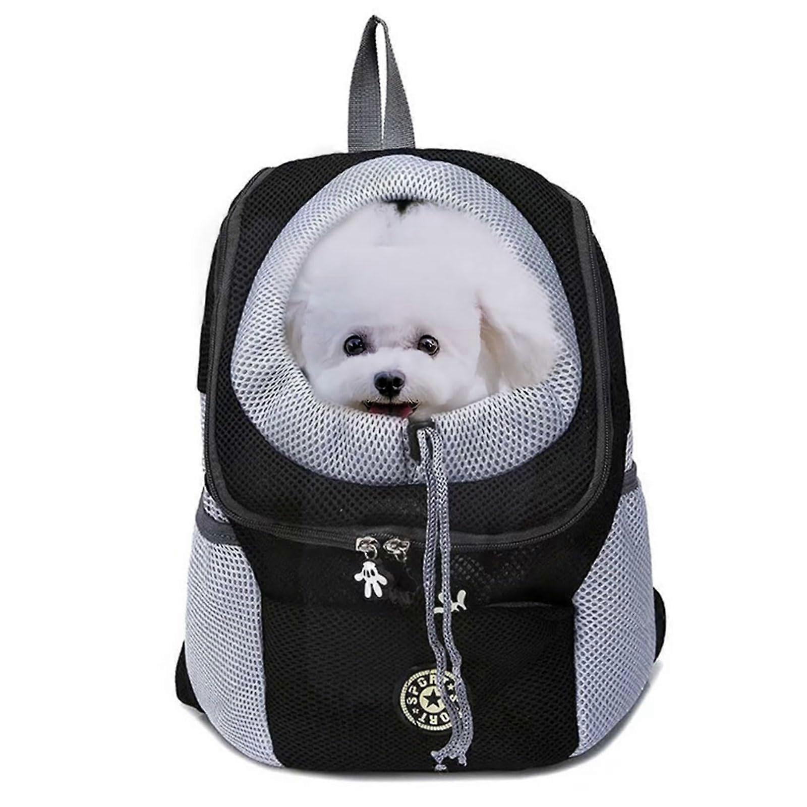Pet Carrier Backpack for Hiking Travel, Supports Pets 2-26 lbs, Adjustable, Durable Material, Comfortable Fit