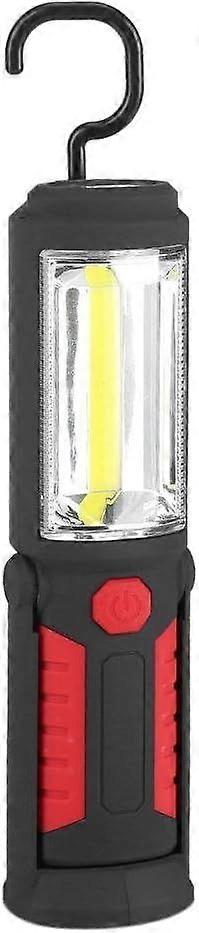 Rechargeable Magnetic LED Work Light - 2200mAh 650Lm (Red)