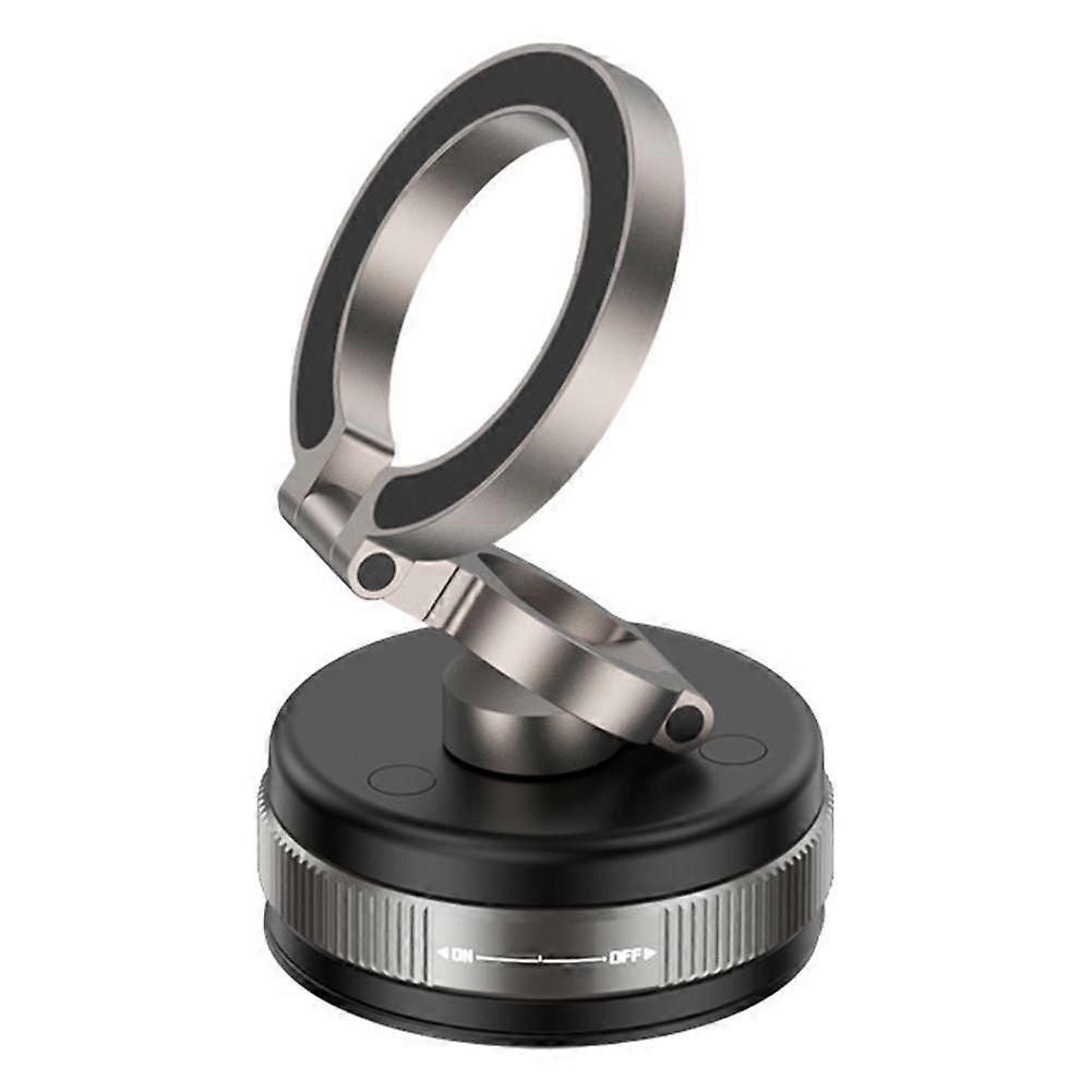 Magnetic Phone Holder Vacuum Suction Car Mount Adjustable Foldable