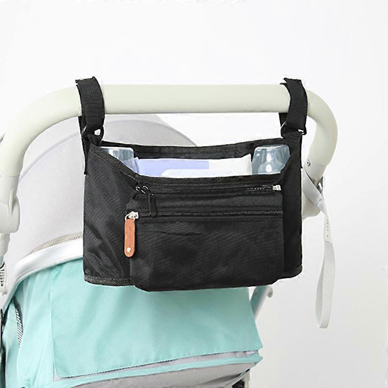 Buggy Pram Bag Universal Pushchair Organiser with Removable Small Bag Large Storage Space for Baby Bottles & Towels