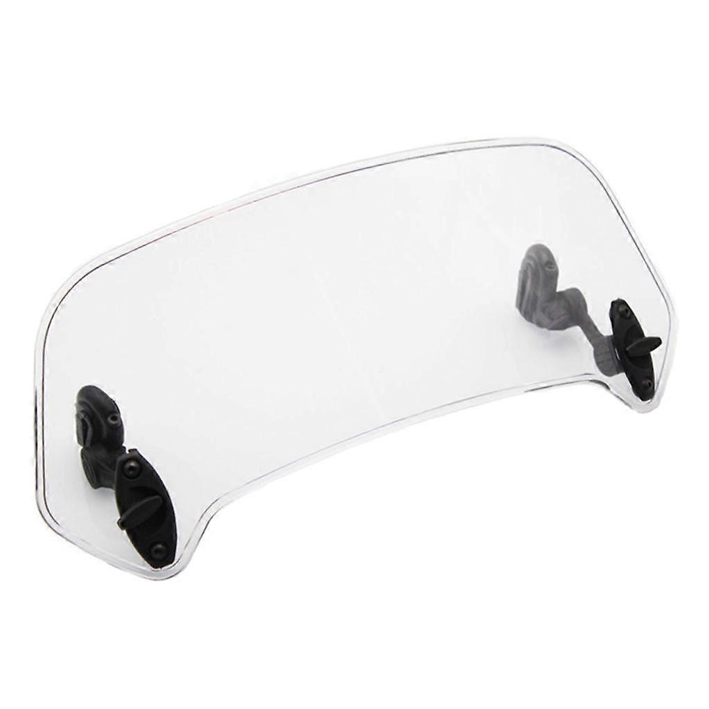 Motorcycle Universal Clear Adjustable Windscreen Wind Deflector Windshield