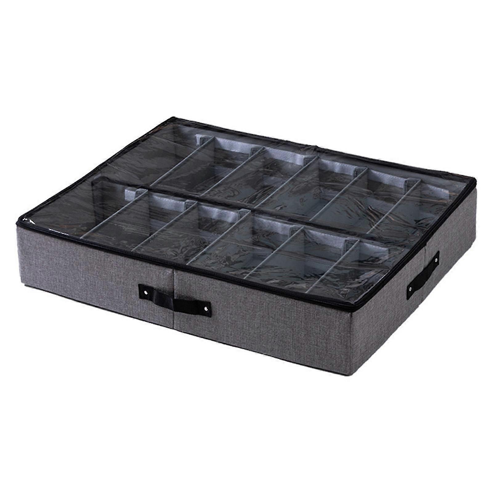 12 Grids Breathable Closet Storage Container